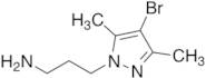 3-(4-Bromo-3,5-dimethyl-1H-pyrazol-1-yl)propan-1-amine