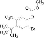 2-​Bromo-​4-​(1,​1-​dimethylethyl)​-​5-​nitrophenyl Methyl Ester Carbonic Acid