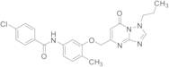 4-chloro-N-(4-methyl-3-((7-oxo-1-propyl-1,7-dihydro-[1,2,4]triazolo[1,5-a]pyrimidin-5-yl)methoxy)p…