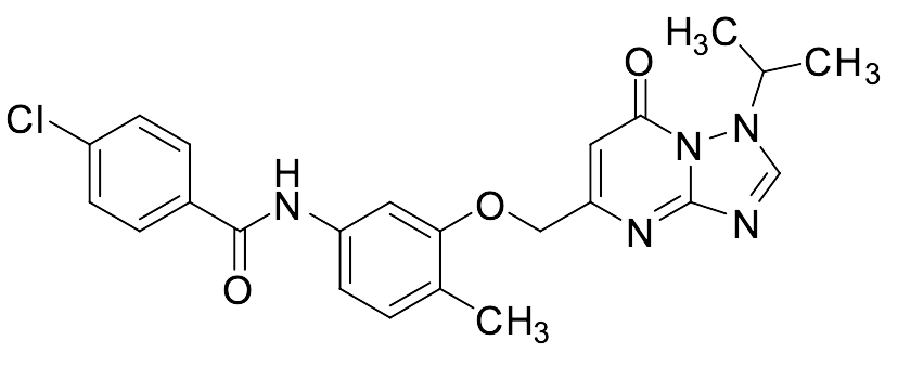 4-Chloro-N-[3-[[1,7-dihydro-1-(1-methylethyl)-7-oxo[1,2,4]triazolo[1,5-a]pyrimidin-5-yl]methoxy]...