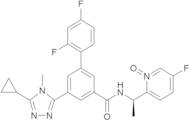 5-(5-Cyclopropyl-4-methyl-4H-1,2,4-triazol-3-yl)-2',4'-difluoro-N-[(1R)-1-(5-fluoro-1-oxido-2-pyridinyl)ethyl][1,1'-biphenyl]-3-carboxamide