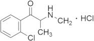 1-(2-Chlorophenyl)-2-(methylamino)-1-propanone Monohydrochloride