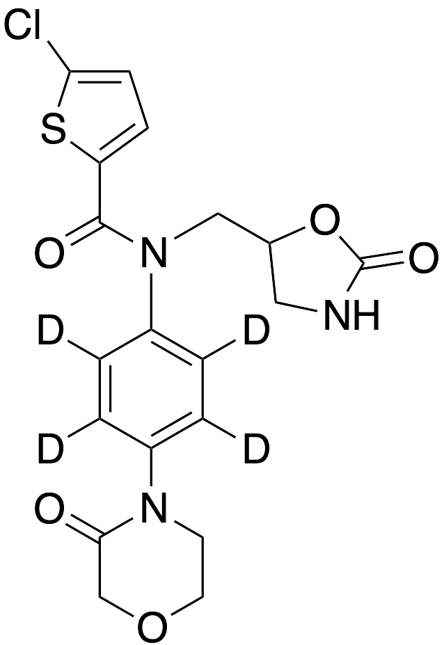 5-Chloro-N-[4-(3-oxo-4-morpholinyl)phenyl]-N-[(2-oxo-5-oxazolidinyl)methyl]-2-thiophenecarboxamide-d4