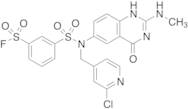 3-(N-((2-Chloropyridin-4-yl)methyl)-N-(2-(methylamino)-4-oxo-1,4-dihydroquinazolin-6-yl)sulfamoyl)…