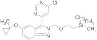 3-(6-Chloropyrimidin-4-yl)-5-(1-methylcyclopropoxy)-2-((2-(trimethylsilyl)ethoxy)methyl)-2H-indazo…