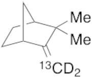 (-)-Camphene-13C,D2 (major)