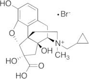 (4R,4aS,6S,6aR,11bS)-6-Carboxy-3-(cyclopropylmethyl)-1,2,3,4,4a,5,6,6a-octahydro-4a,6,8-trihydroxy-3-methyl-4,11-methanobenzofuro[3',2':2,3]cyclopenta[1,2-c]pyridinium Bromide