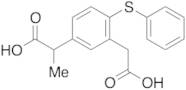 2-(3-(Carboxymethyl)-4-(phenylthio)-phenyl)propanoic Acid