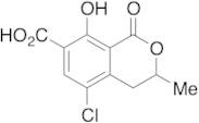 7-Carboxy-5-chloro-8-hydroxy-3,4-dihydro-3-methylisocoumarin