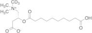 (2R)-3-Carboxy-2-[(9-carboxy-1-oxononyl)oxy]-N,N,N-trimethyl-1-propanaminium-d3 Inner Salt (Seba...