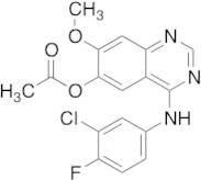 4-((3-Chloro-4-fluorophenyl)amino)-7-methoxyquinazolin-6-yl Acetate