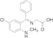 N-[[5-Chloro-2-(methylamino)phenyl]phenylmethylene]glycine