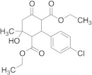 2-(4-Chlorophenyl)-4-hydroxy-4-methyl-6-oxo-1,3-Cyclohexanedicarboxylic Acid Diethyl Ester