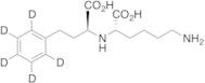 N2-(S)-1-Carboxy-3-phenylpropyl-L-lysine-d5