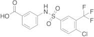 3-((4-Chloro-3-(trifluoromethyl)phenyl)sulfonamido)benzoic Acid