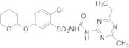 2-Chloro-N-((4-ethyl-6-methyl-1,3,5-triazin-2-yl)carbamoyl)-5-((tetrahydro-2H-pyran-2-yl)oxy) Benzenesulfonamide