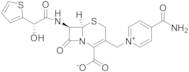 (6R,7R)-3-((4-Carbamoylpyridin-1-ium-1-yl)methyl)-7-((S)-2-hydroxy-2-(thiophen-2-yl)acetamido)-8-oxo-5-thia-1-azabicyclo[4.2.0]oct-2-ene-2-carboxylate