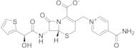 (6R,7R)-3-((4-Carbamoylpyridin-1-ium-1-yl)methyl)-7-((R)-2-hydroxy-2-(thiophen-2-yl)acetamido)-8-o…