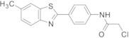 2-Chloro-N-[4-(6-methyl-1,3-benzothiazol-2-yl)phenyl]acetamide