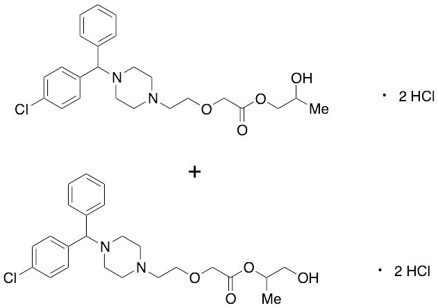 Cetirizine Propanediol Ester Dihydrochloride(Mixture of regioisomers)(>90%)