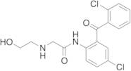 N-​[4-​Chloro-​2-​(2-​chlorobenzoyl)​phenyl]​-​2-​[(2-​hydroxyethyl)​amino]​acetamide