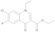 7-​Chloro-​1-​Ethyl-​6-​Fluoro-​1,​4-​Dihydro-​4-​Oxo-3-​Quinolinecarboxylic Acid Ethyl Ester