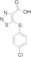 5-[(4-Chlorophenyl)thio]-1,2,3-thiadiazole-4-carboxylic Acid