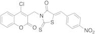 (Z)-3-((4-Chloro-2-oxo-2H-chromen-3-yl)methyl)-5-(4-nitrobenzylidene)-2-thioxothiazolidin-4-one