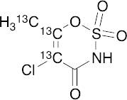 5-Chloro Acesulfame-13C3