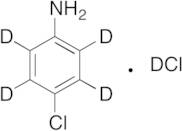 p-Chloroaniline-d4 Deuterium Chloride