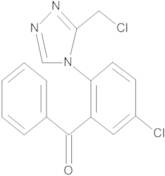 5-Chloro-2-(3-chloromethyl-4H-1,2,4-triazol-4-yl)-benzophenone