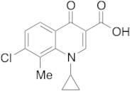 7-Chloro-1-cyclopropyl-1,4-dihydro-8-methyl-4-oxo-3-quinolinecarboxylic Acid