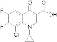 8-Chloro-1-cyclopropyl-6,7-difluoro-1,4-dihydro-4-oxo-3-quinolinecarboxylic Acid