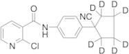 2-Chloro-N-[4-(1-cyanocyclopentyl)phenyl]-3-pyridinecarboxamide-d8