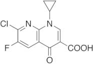 7-Chloro-1-cyclopropyl-6-fluoro-4-oxo-1,4-dihydro-[1,8]naphthyridine-3-carboxylic Acid