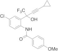 rac N-[4-Chloro-2-[3-cyclopropyl-1-hydroxy-1-(trifluoromethyl)-2-propynyl]phenyl]-4-methoxybenzamide
