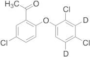 1-[5-Chloro-2-(2,4-dichlorophenoxy)phenylethanone]-d2 Major