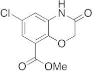 6-Chloro-3,4-dihydro-3-oxo-2H-1,4-benzoxazine-8-carboxylic Acid Methyl Ester