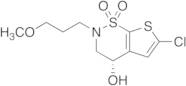 (4S)-6-Chloro-3,4-dihydro-2-(3-methoxypropyl)-2H-thieno[3,2-e]-1,2-thiazin-4-ol 1,1-Dioxide