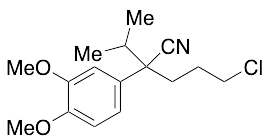 5-Chloro-2-(3,4-dimethoxyphenyl)-2-isopropylvaleronitrile