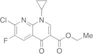 7-Chloro-1-cyclopropyl-6-fluoro-1,4-dihydro-4-oxo-1,8-naphthyridine-3-carboxylic Acid Ethyl Ester