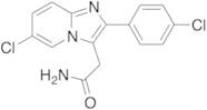 6-Chloro-2-(4-chlorophenyl)imidazo[1,2-a]pyridine-3-acetamide