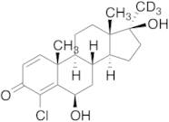 4-Chloro-6β,17β-dihydroxy-17alphalpha-methyl-1,4-androstadien-3-one-d3