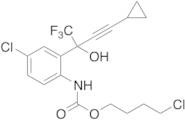 4-Chloro-2-[3-cyclopropyl-1-hydroxy-1-(trifluoromethyl)-2-(propynyl)phenyl]carbamic Acid 4-Chlorob…