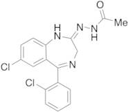 7-Chloro-5-(2-chlorophenyl)-2-methylenehydrazide Acetic Acid 3H-1,4-Benzodiazepine