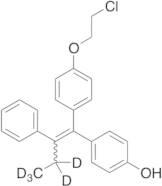 (3,3,4,4,4-d5)-(E/Z)-1-[4-(2-Chloroethoxy)phenyl]-1-[4-hydroxyphenyl]-2-phenyl-1-butene