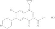 7-Chloro-1-cyclopropyl-4-oxo-6-(piperazin-1-yl)-1,4-dihydroquinoline-3-carboxylic Acid Hydrochloride