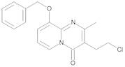 3-(2-Chloroethyl)-2-methyl-9-(benzyloxy)-4H-pyrido[1,2a]pyrimidin-4-one