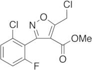 3-(2-Chloro-6-fluorophenyl)-5-(chloromethyl)-4-isoxazolyl]carboxylic Acid Methyl Ester