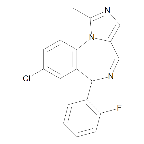 8-Chloro-6-(2-fluorophenyl)-1-methyl-6H-Imidazo[1,5-a][1,4]benzodiazepine